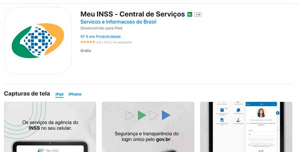 Aplicativo Meu INSS