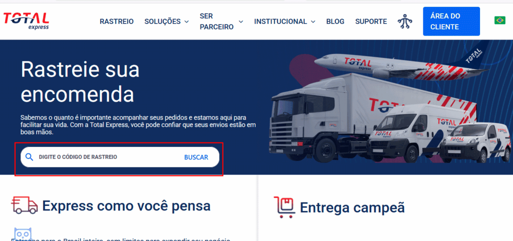 Como rastrear seu pedido na Total Express